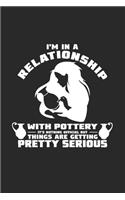 Realtionship with pottery: 6x9 Pottery - dotgrid - dot grid paper - notebook - notes