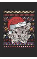 Ugly Christmas - Yorkshire Terrier: Dotted Bullet Grid Notebook - Journal for Ugly Christmas Gift And New Year Gift Idea