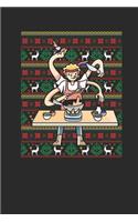 Ugly Christmas - Cooking: Blank Lined Notebook / Journal (6 X 9 -120 Pages) - Ugly Christmas Gift Idea