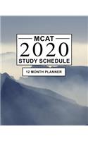 MCAT Study Schedule: 12 Month Planner for the Medical Entrance Exam. Ideal for MCAT prep and organising MCAT practice - Large (8 x 10 inches)