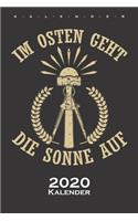 DDR "im Osten geht die Sonne auf" Kalender 2020: Jahreskalender für alle Ostalgie Fans