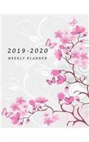 2019-2020 Weekly Planner: Large Two Year Planner with To-Do List (Flower Cover)