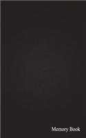 Memory Book: 1/4 Inch Lined, Memo Book, 5x8, 108 Pages