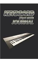 Keyboard Player Music Journal