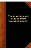 2019 Weekly Planner Shakespeare Quote Words Razors Heart 134 Pages: (Notebook, Diary, Blank Book)(2019 Planners Calendars Organizers Datebooks Appointment Books Agendas)