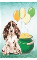 Cocker Spaniel: Notebook - Happy St Patrick's Day from Awesome Dogs(16 College Ruled Blank Holiday Notebooks for Pup Owners)