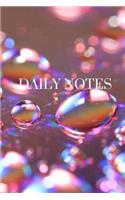 Daily Notes - Pink Bubbles