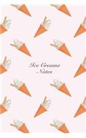 Ice Cream Notes