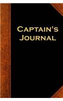 Captain's Journal: (Notebook, Diary, Blank Book)(Law Enforcement Journals Notebooks Diaries)