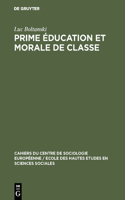 Prime éducation et morale de classe