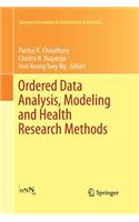 Ordered Data Analysis, Modeling and Health Research Methods