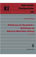 Erklärung im Gespräch — Erklärung im Mensch-Maschine-Dialog
