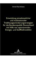 Entwicklung einzelstaatlicher und multinationaler Treibhausgasminderungsstrategien fuer die Bundesrepublik Deutschland mit Hilfe von optimierenden Energie- und Stoffflumodellen