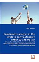 Comparative analysis of the limits to party autonomy under EU and US law