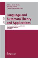 Language and Automata Theory and Applications