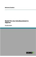 Modell für eine Schreibwerkstatt in Algerien