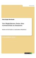Vier Möglichkeiten, Preise ohne Gewinnverlust zu reduzieren
