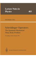 Schrödinger Operators The Quantum Mechanical Many-Body Problem