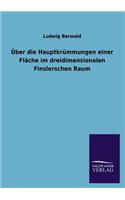 Über die Hauptkrümmungen einer Fläche im dreidimensionalen Finslerschen Raum