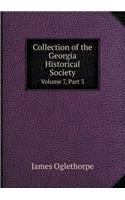 Collection of the Georgia Historical Society Volume 7, Part 3