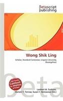 Wong Shik Ling: (English)