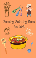 Cooking Coloring Book for Kids: Fun and creative coloring book Child cook Many dishes Food recognition