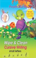 Purple Turtle Wipe & Clean Cursive Writing Capital Letters