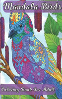 Mandala Birds Coloring Book for Adult