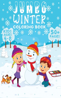 jumbo winter coloring book kids ages 4-8