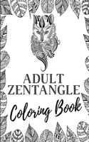 Adult Zentangle Coloring Book: Coloring book Addicts, Large print 163 Pages