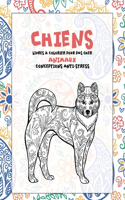 Livres à colorier pour pas cher - Conceptions anti-stress - Animaux - Chiens