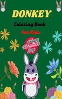 DONKEY Coloring Book For Kids Happy Valentine's Day