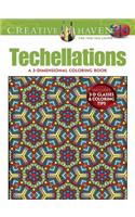 Creative Haven 3-D Techellations Coloring Book