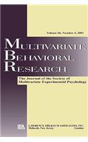 Multivariate Behavioral Research, Volume 36