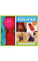 The Knit-It Kit for Kids: 10 Fun Beginning Knitting Projects [With Yarn, Instruction Cards, Circular Needle, Booklet]