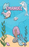 Handwriting Practice 120 Page Mermaid Pals Book Emanuel