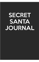Secret Santa Journal: - Blank Page Journal - With No Lines - (Diary, Notebook)