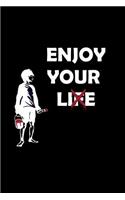 enjoy your lie: Hobby Photographer Notebook Camera Journal for Photography, Taking a Picture, Photo, for office colleagues, coworkers, your boss and students, sketc