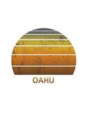 Oahu: Hawaii Dot Grid Notebook Paper For Work, Home Or School. Vintage Dotted Paper Note Pad For Bullet Style Journaling.