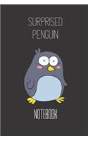 Surprised Penguin Notebook