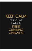 Keep Calm Because I Am A Street Cleaning Operator