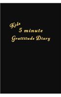 Kids 5 minute grattitude diary