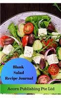 Blank Salad Recipe Journal