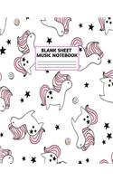 Blank Sheet Music Notebook