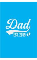 Dad EST.2019, Notebook - Congratulations It's a Boy!