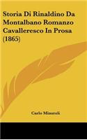 Storia Di Rinaldino Da Montalbano Romanzo Cavalleresco In Prosa (1865)