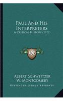 Paul And His Interpreters