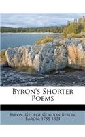 Byron's Shorter Poems