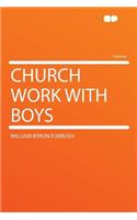 Church Work with Boys