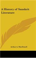 History of Sanskrit Literature